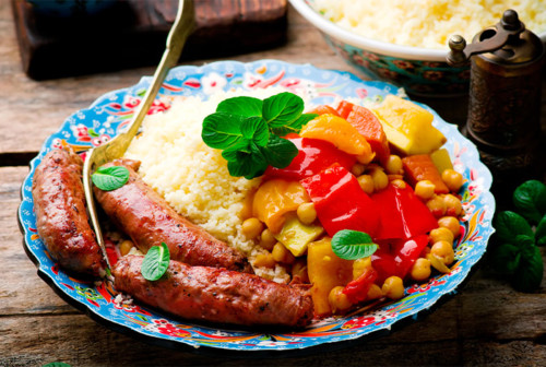 Aucoindemarue Courses En Ligne COUSCOUS MERGUEZ